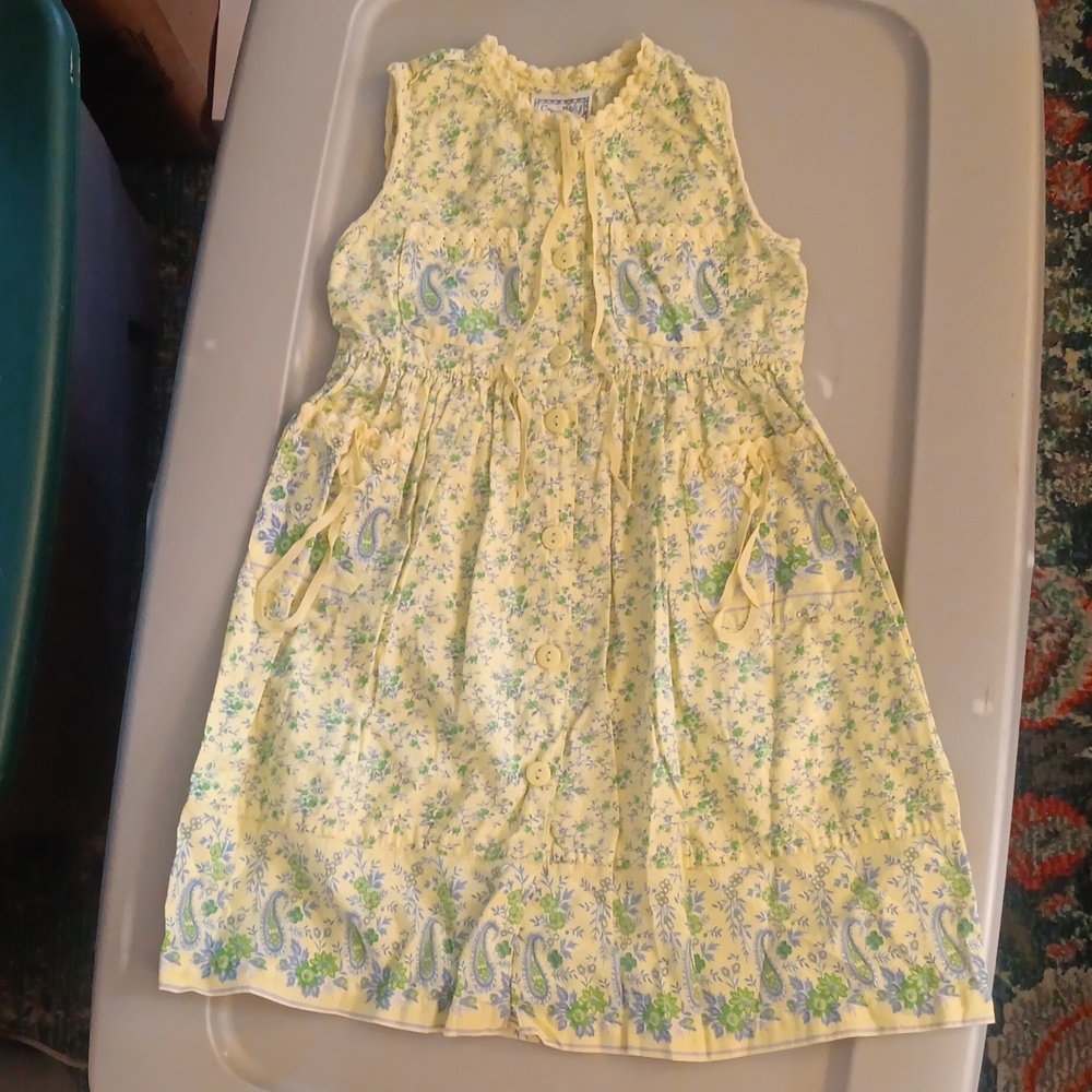 Vintage boutique long floral dress